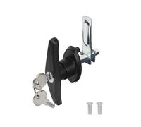 Quality Life Truck Cap Camper Shell T-Handle Lock Latch Replacement Parts, Truck Bed Topper Door Locking Kit Accessories with Keys - Right Lock
