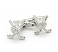 Quality Men's Cufflinks - Golf Clubs - Complete With Presentation Box