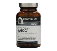 Quality of Life Labs, Kinoko Platinum AHCC, 750 mg, 60 Vegicaps