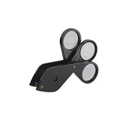 Quality Optics USA Folding Jewelers Loupe Pocket Magnifier (Triple Lens Fold Away Loupe)