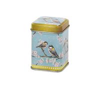 Quality ORIENTAL GARDEN - Mini/Teeny Tiny Retro/Vintage Style Square Tea Caddy/Kitchen Storage Tin - 6.5cm