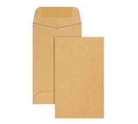 Quality Park #3 Coin and Small Parts Envelopes Gummed, Brown Kraft, 2.5x4.25, 500 per Box (50262)