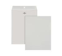 Quality Park Quality Park Executive Gray Gummed Clasp Envelopes (QUA38590), 9 x 12 Inches
