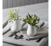WM Bartleet & Sons Porcelain Traditional Milk Jug Set of 2 in White WM Bartleet & Sons White