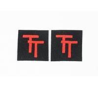 Quality Reproduction British Army WW2 50th Tyne Tees Division Patches (Pair)