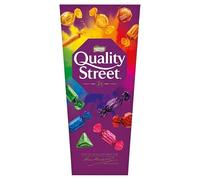 Quality Street Carton | 220g of Assorted Milk & Dark Chocolates, Toffees & Cremés | Individually Wrapped Sweets for Gifting, Sharing & Festive Celebrations