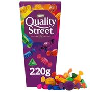 Quality Street Carton | 220g of Assorted Milk & Dark Chocolates, Toffees & Cremés | Individually Wrapped Sweets for Gifting, Sharing & Festive Celebrations