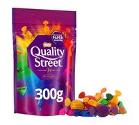 Quality Street Chocolate Pouch | 300g of Assorted Milk & Dark Chocolates, Toffees & Cremés | Individually Wrapped Sweets for Sharing, Gifting & Celebrations