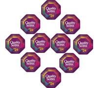 Quality Street Chocolates and Toffees Tub 550g, (Pack of 10), Perfect for christmas