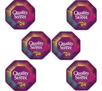 Quality Street Chocolates and Toffees Tub 550g, (Pack of 6) Perfect for christmas
