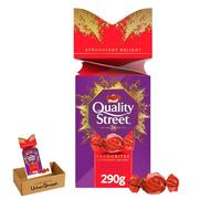 Quality Street Christmas Cracker Gift Box, Favourites Strawberry Delight Chocolates Cracker Box Bundle by UrbanShoppi (Strawberry Creme Cracker)