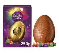 Quality Street Giant Easter Egg 250g with a Thank You Sticker - Easter Egg 2023