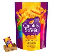 Quality Street Golden Selection 283g - Toffee Fingers & Caramel Swirls, Individually Wrapped No Artificial Colours or Flavours, Bundle by UrbanShoppi (1)