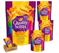 Quality Street Golden Selection 283g - Toffee Fingers & Caramel Swirls, Individually Wrapped No Artificial Colours or Flavours, Bundle by UrbanShoppi (4)