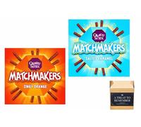 Quality Street Matchmakers Chocolate Sticks - Salted Caramel, Cool Mint & Zingy Orange - 3 Flavours Gift Box | Christmas Chocolate Gift for Men, Women & Kids (Orange & salted caramel)