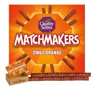 Quality Street Matchmakers Zingy Orange Chocolates 120g - Crunchy Chocolate Sticks, Milk & Dark Chocolate, Sharing Treat, Bundle by UrbanShoppi (Pack of 1)