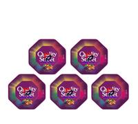 Quality Street Sharing Chocolate Tub - Assorted Milk & Dark Chocolates, Toffees & Fruit Cremes, Christmas Gift & Party Sharing Sweets (Pack of 5)