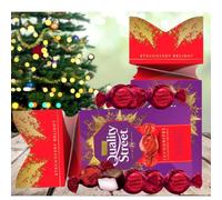 Quality Street Strawberry Creams - 2x Dark Chocolate Gift Set - Strawberries & Cream Bouquet | Quality Street Intrigue truffles | Christmas gifts for her him men women 300g (Strawberry Quality Street)