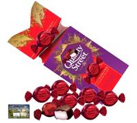 Quality Street Strawberry Creams - Strawberry Quality Street | Dark Chocolate Gift Set | Strawberries & Cream Bouquet | Quality Stret Intrigue truffles | Christmas gifts for her him men women 300g