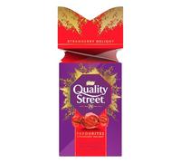 Quality Street Strawberry Creme Chocolate Cracker 272g | Strawberry Creme Chocolates | Christmas Chocolate Gift | Festive Holiday Treat | Perfect Stocking Filler