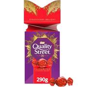 Quality Street Strawberry Creme Chocolate Cracker 272g | Strawberry Creme Chocolates | Christmas Chocolate Gift | Festive Holiday Treat | Perfect Stocking Filler