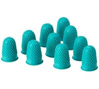 Quality Thimblette Rubber for Note-counting Page-turning Size 0 Small Green Ref 265478 [Pack of 10]
