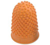 Quality Thimblette Rubber for Note-counting Page-turning Size 3 Extra Large Orange Ref 265509 [Pack of 10]