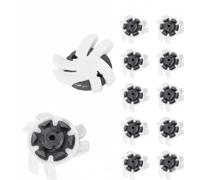 Quality White 20-Pack Golf Shoes Replacement Golf Spikes Cleats with Spike Wrench Tool & Storage Case, Tornado All Threads Slim-Lok Compatible Maximum Grip & Stability