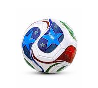Qualiware Football Spain World Cup Training Match Ball for Kids PU Leather Size 5 Soccer Ball (Star)