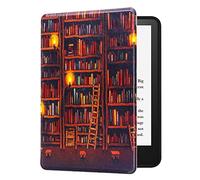 Qualnice Case for All-New Kindle Paperwhite with 6.8" Display (11th Gen-2021 Release Only - Will Not fit Prior Generation Kindle Devices) with Auto Wake/Sleep, Library