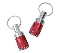 Qualoramall 2-Pack SDS Shank Screwdriver Bits Holder Extension Bar for Drill Bit Storage Keychain Adapter(B)