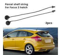 Qualoramall 2X Rear Parcel Shelf Tray Cover Strap String Clip Compatible with Focus MK3 Hatchback 2012-2017, Black Plastic Nylon Cargo Net Fastener Replacement OE 1930