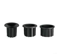 Qualoramall 3 Umbrella Base Reducer Rings with Fixing Screws 8-Pack Plastic Adapter Inserts for Patio Garden Parasol Stands Adjustable Pole Support 3 32mm/38mm/48mm Umbrella Base Bracket Accessory