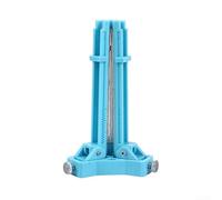 Qualoramall 3D Arrow Fletching Jig for Bow and Arrow DIY, Precision Vane Alignment Tool for Custom Feather Attachment, ABS Equipment for Enthusiasts and Beginners, Black(blue)