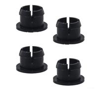 Qualoramall 4 Pack Drag Link Bushings for Craftsman Lawn Tractor Models 126847X 532120754 532126847, Rubber Steering Replacement Parts, Inner Dia 9.5mm Outer Dia 13mm Height 12mm, Black