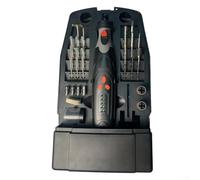 Qualoramall 49PCS Cordless Rotary Tool Kit 5-Speed Variable Electric Grinder with LED Light for Wood Carving Engraving Polishing Drilling on Jade Agate Plastic PCB 2000mAh