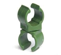 Qualoramall 50 Pack Green Plant Support Clips for 11mm 16mm 20mm Poles Adjustable Connectors for Garden Greenhouse Trellis Stakes Indoor Outdoor Growing(11mm)