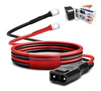 Qualoramall 5FT 50A Expansion Adapter Cable Batterys Connector Cable | 8AWG Copper Powers Connector for EcoFlow Deltas 2/2 Max/3/3 Plus and Wave 2/3 Bidirectional Fast Charging ABS HighTemp Sheath
