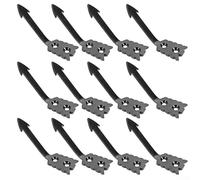 Qualoramall 6 or 12 Arrow Shaped Skull Hanger Hooks, Wall Mount Display for Deer Head and Animal Bone Ornaments, Sturdy Hanging Stand for Indoor Outdoor Home Ga(12pcs)