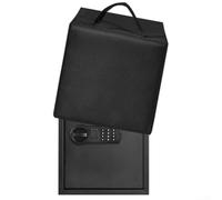 Qualoramall 600D Oxford Cloth Safe Box Cover for Moisture Proof Scratch Resistant Protection Black 15.4 x 15.7 x 15.7 Inch