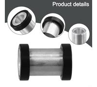 Qualoramall Aluminum Alloy Bicycle Rear Shock Bushing Hardware Suspension Bushes with Spacers Compatible with 14mm Width Shock Absorber Split Shift Modification fo(22mm)