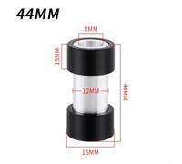 Qualoramall Aluminum Alloy Bicycle Rear Shock Bushing Hardware Suspension Bushes with Spacers Compatible with 14mm Width Shock Absorber Split Shift Modification fo(44mm)