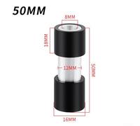 Qualoramall Aluminum Alloy Bicycle Rear Shock Bushing Hardware Suspension Bushes with Spacers Compatible with 14mm Width Shock Absorber Split Shift Modification fo(50mm)