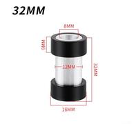 Qualoramall Aluminum Alloy Bicycle Rear Shock Bushing Hardware Suspension Bushes with Spacers Compatible with 14mm Width Shock Absorber Split Shift Modification fo(32mm)