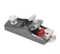 Qualoramall Aluminum Alloy Woodworking Planer for Guitar Panel DIY, Flat Bottom Edge Trimming Tool with Steel, Lightweight Portable Luthier Supply for Precision Wood Carving and