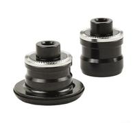 Qualoramall Bike Hub Adapter Converters Bike Hub Quick Release Converter Aluminum Alloy Cycling Bicycle Hubs Quick Release to Thru Axle Adapter Converter End Cap 9151012(12S×135mm)