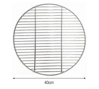 Qualoramall Camping BBQ Grids Stainless Steel Round BBQs Grid Net Barbeque Grill Rack Heavy Duty BBQ Grill Rack Cooking Grate Mesh Camping Cooking Grid Barbecue Net Cooling Rack(40cm)