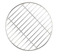 Qualoramall Camping BBQ Grids Stainless Steel Round BBQs Grid Net Barbeque Grill Rack Heavy Duty BBQ Grill Rack Cooking Grate Mesh Camping Cooking Grid Barbecue Net Cooling Rack(35cm)