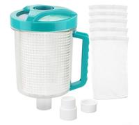 Qualoramall Clear Pool Leaf Canister Trap Replacement for R211084 W560 W530 W26705 with Extra Large Basket See-Through Lid PVC Debris Collector 9.92 Inch(B)