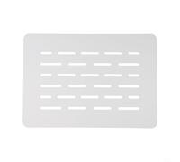 Qualoramall Decorative Fuse Box Cover Cabinet with Wall Mounted Flip Design, White PP Wood Panels, Ultra-Thin Moisture-Resistant Electric Meter Enclosure for Living Room, B(A)